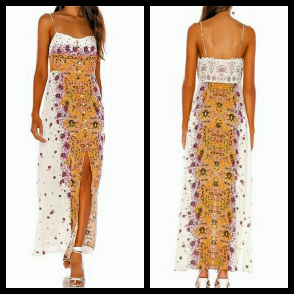 Free People Dresses & Skirts - Free People Morning Song Boho Slip Dress XS NWT